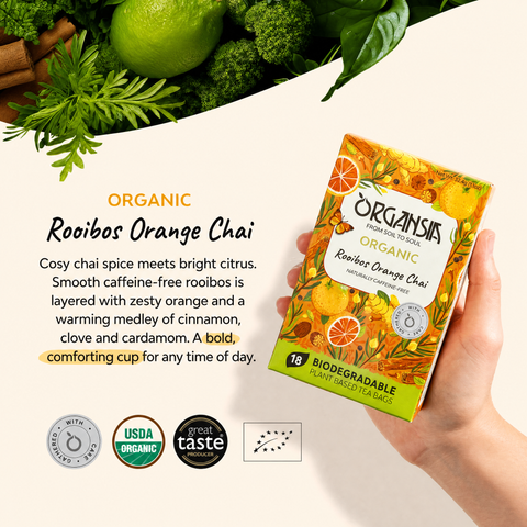 Bio rooibos narancs chai – 18 filter
