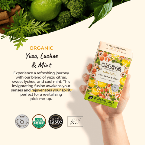 Bio yuzu, licsi és menta – 18 filter