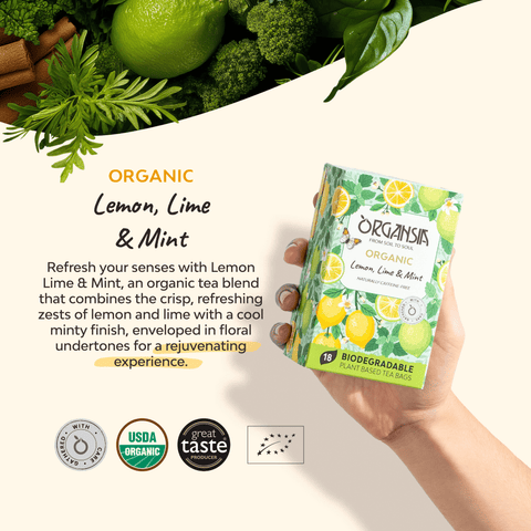 Bio citrom, lime és menta – 18 filter