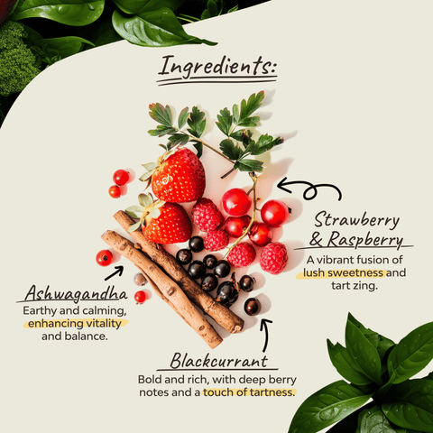 Bio erdei gyümölcs ashwagandhával – 18 filter